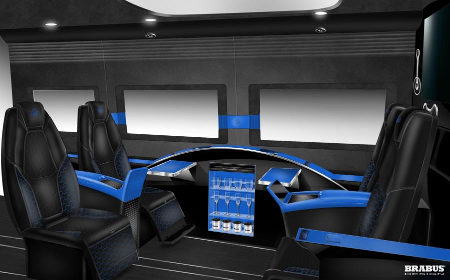Интерьер Mercedes-Benz Sprinter Business Lounge by Brabus (Br.906) 2014 года  (фото 31 из 33)